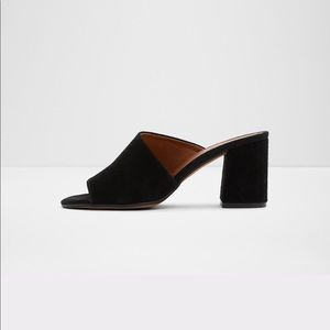 ALDO Black Mules